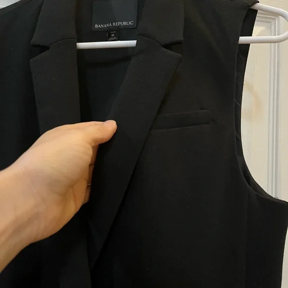 Banana Republic Double Breasted Boyfriend Vest - Picture 4 of 7